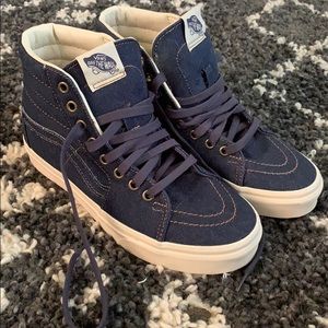 Vans Hi Top Madewell Exclusive Denim Sneakers